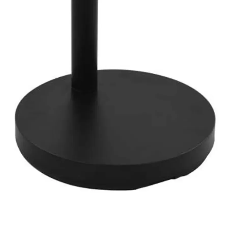 Staande Lampen-vidaXL - Staande Lamp - Zwart - Staal