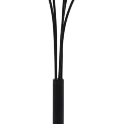 Staande Lampen-vidaXL - Staande Lamp - Zwart - Staal
