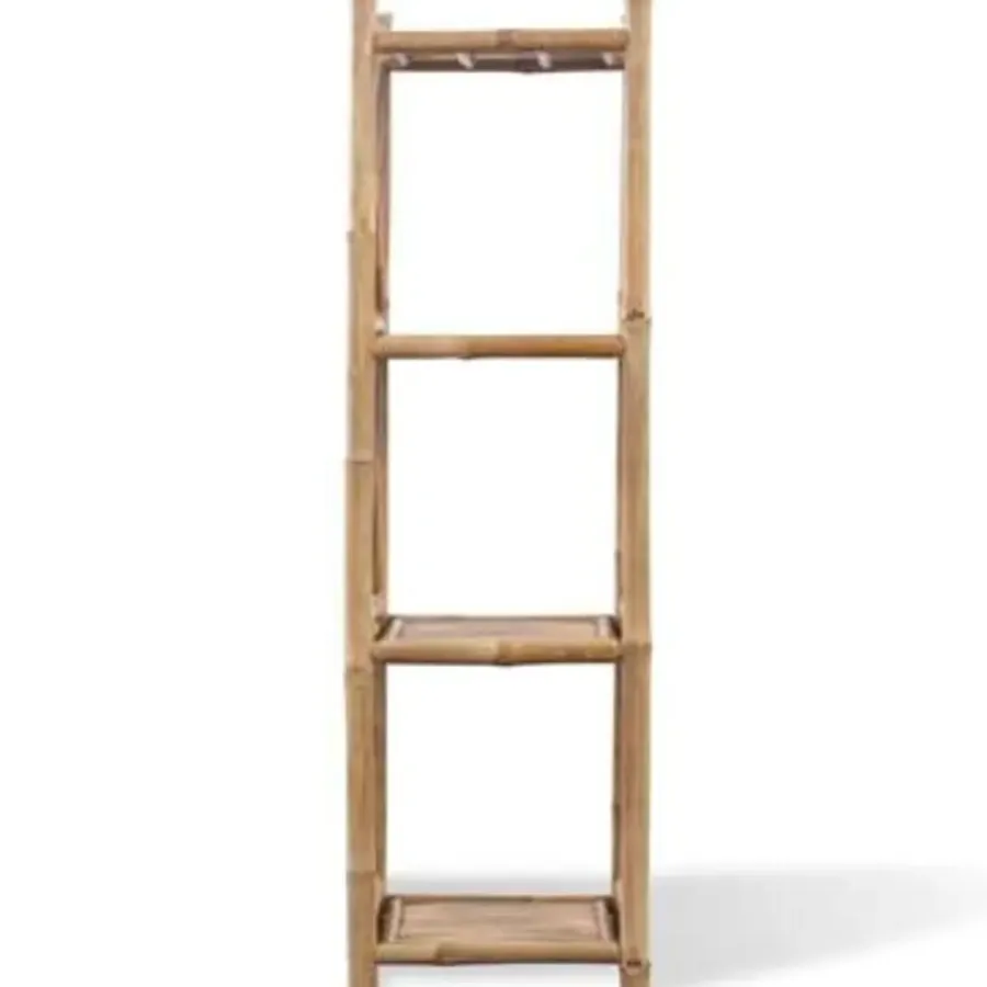 vidaXL - Staande Plank - Bruin - Bamboe