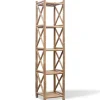 vidaXL - Staande Plank - Bruin - Bamboe