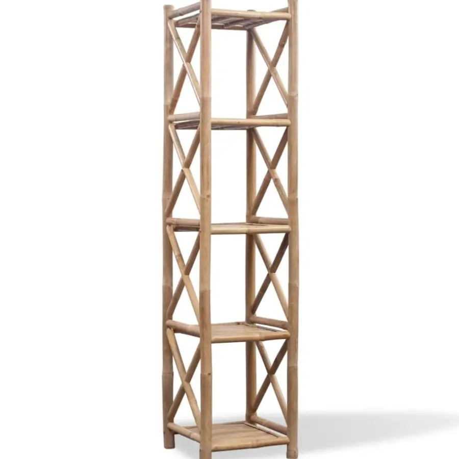 vidaXL - Staande Plank - Bruin - Bamboe