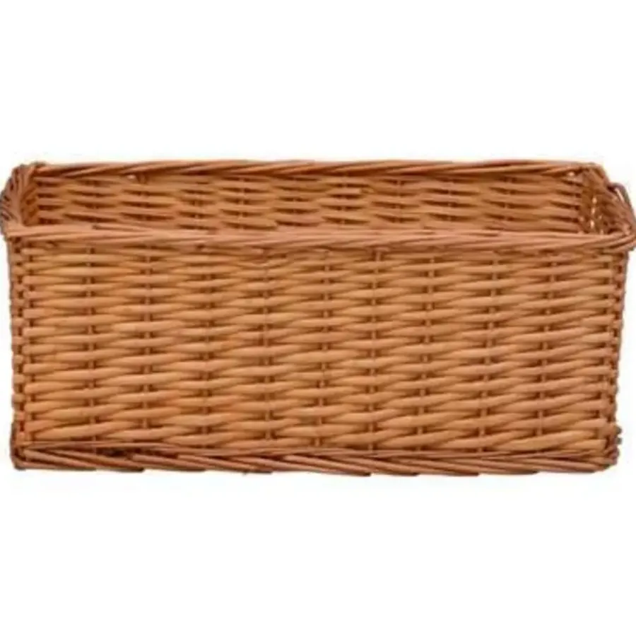 Opbergmanden-vidaXL - Stapelbare Mandenset - Bruin - Wicker