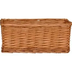 Opbergmanden-vidaXL - Stapelbare Mandenset - Bruin - Wicker
