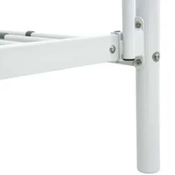 1-Persoons Bedden-vidaXL - Stapelbed - Wit - metaal - 90x200 cm