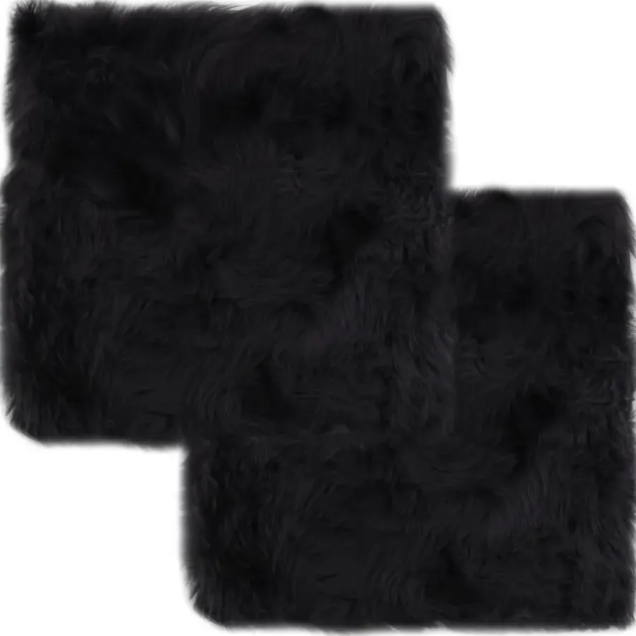 Tuinstoelkussens-vidaXL - Stoelkussen - Grijs - Fleece