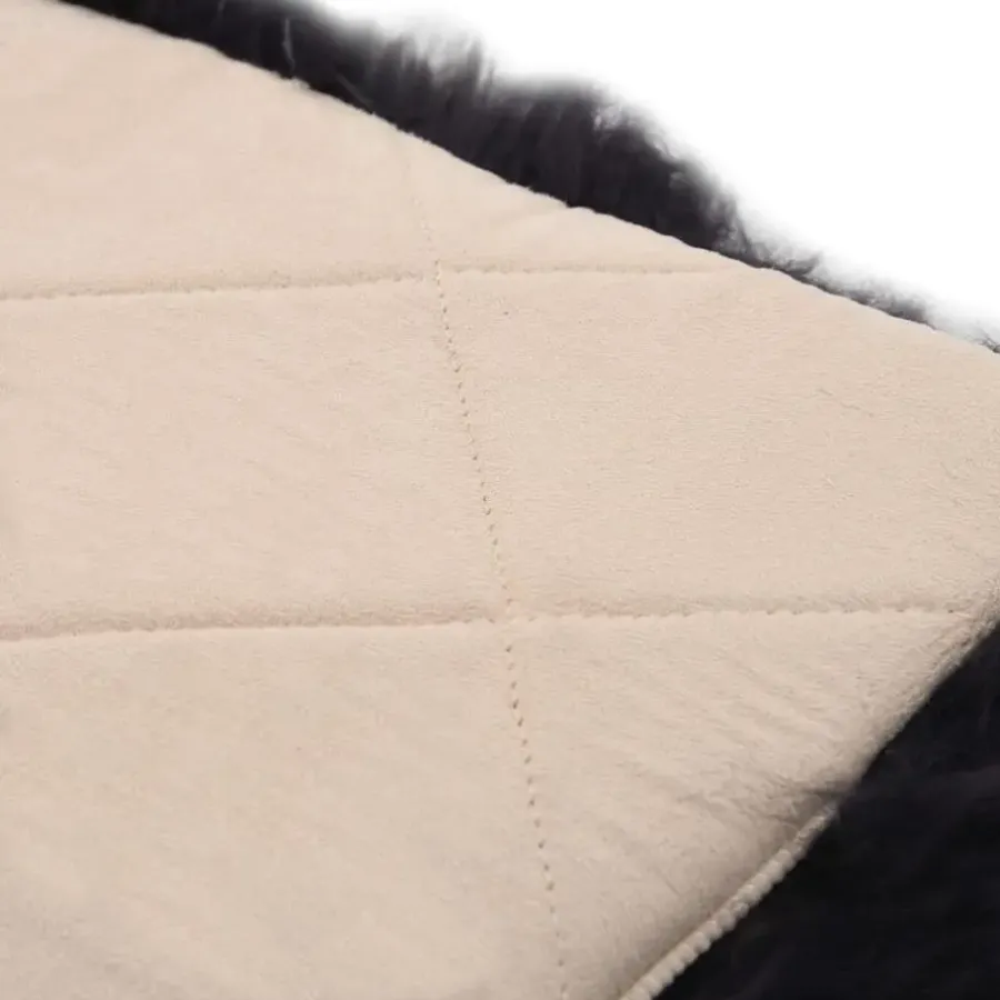 Tuinstoelkussens-vidaXL - Stoelkussen - Grijs - Fleece