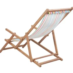 Kamperen En Outdoor-vidaXL - Strandstoel - Multikleur - Stof