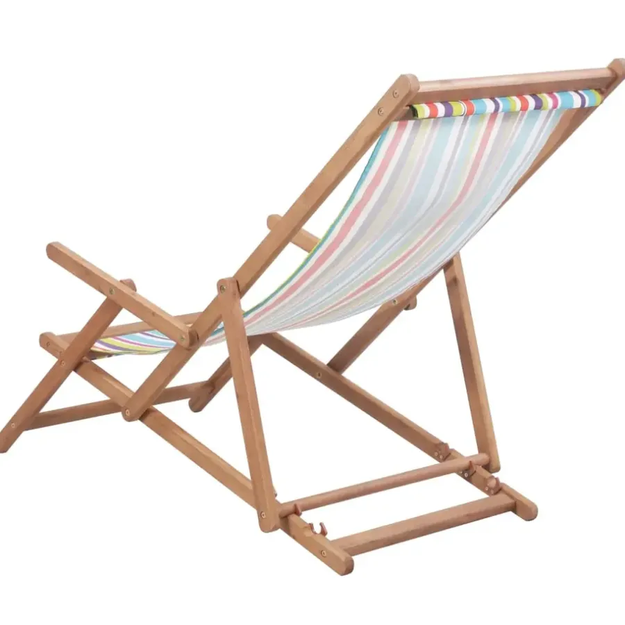 Kamperen En Outdoor-vidaXL - Strandstoel - Multikleur - Stof