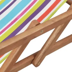 Kamperen En Outdoor-vidaXL - Strandstoel - Multikleur - Stof