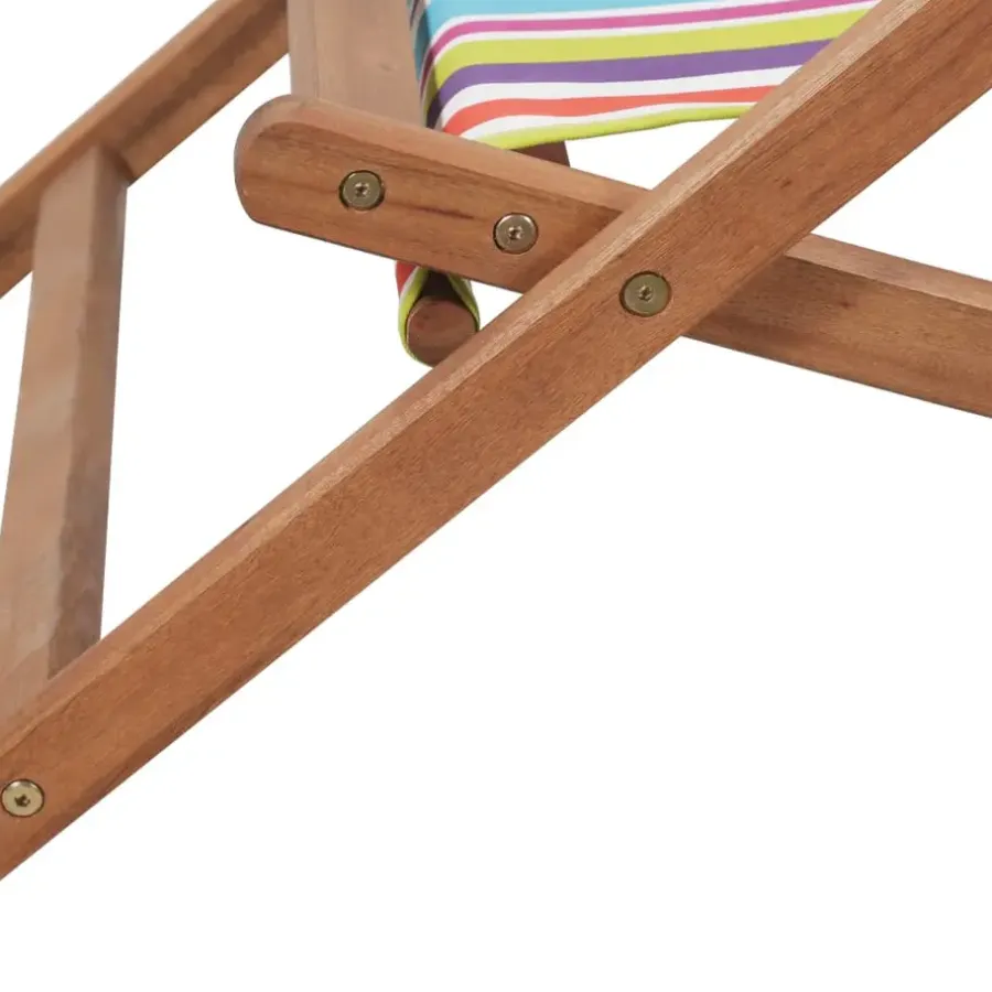 Kamperen En Outdoor-vidaXL - Strandstoel - Multikleur - Stof