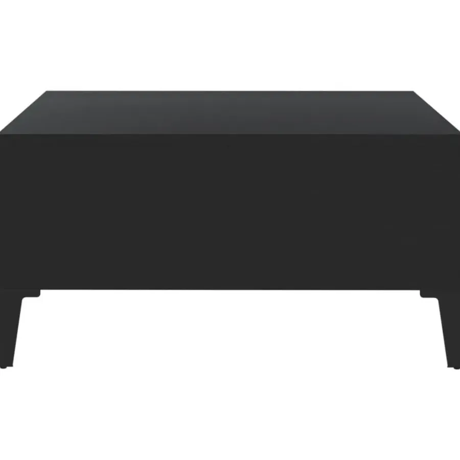 Salontafels-vidaXL - Tafel - Zwart - Bewerkt hout