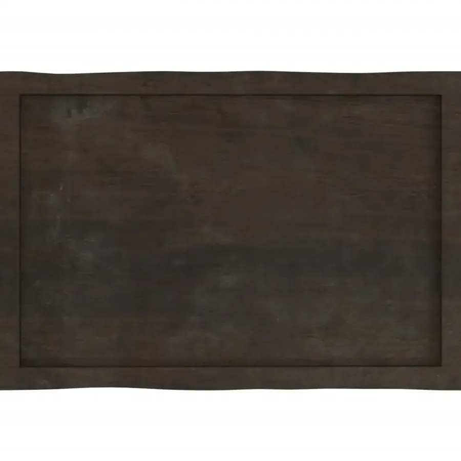 Tafelbladen-vidaXL - Tafelblad - Bruin - Eikenhout - 80 x 50 x 4 cm