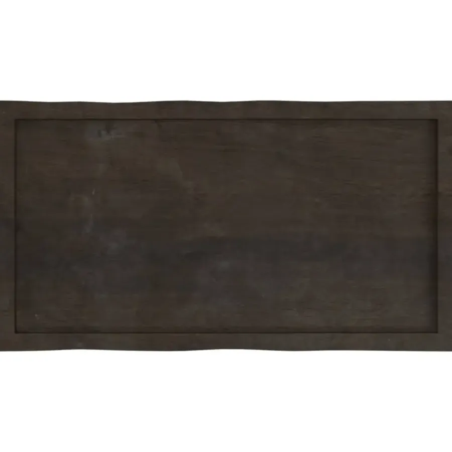 vidaXL - Tafelblad - Bruin - Eikenhout - 100 x 50 x 4 cm
