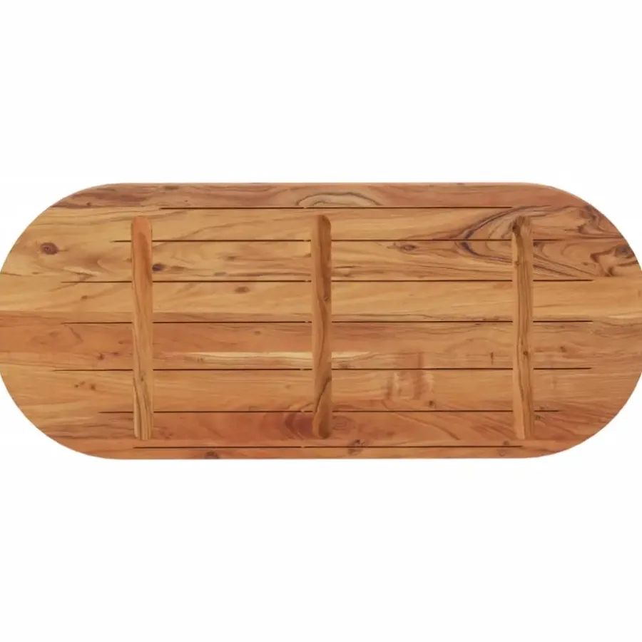 Tafelbladen-vidaXL - Tafelblad - Bruin - Acaciahout - 140 x 60 cm - 1 pcs