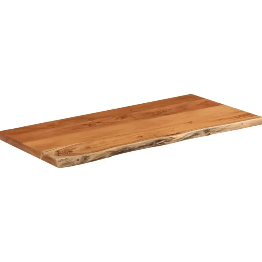 Tafelbladen-vidaXL - Tafelblad - Bruin - Hout - 80 x 40 x 3.8 cm