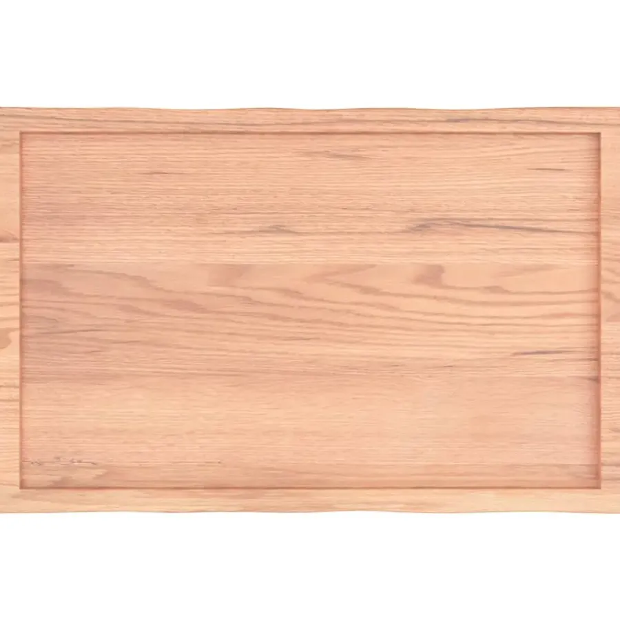 Tafelbladen-vidaXL - Tafelblad - Bruin - Eikenhout - 100 x 60 x 4 cm