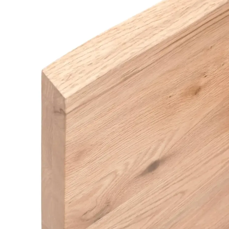Tafelbladen-vidaXL - Tafelblad - Bruin - Eikenhout - 100 x 60 x 4 cm