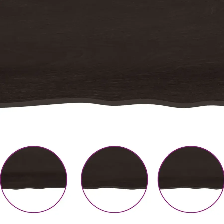 Tafelbladen-vidaXL - Tafelblad - Bruin - Hout - 220 x 60 x 4 cm