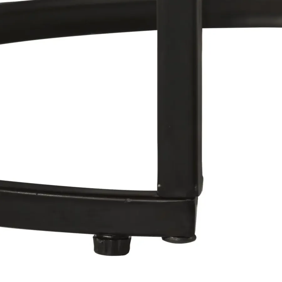 Salontafels-vidaXL - Tafeltje - Bruin - Gerecycled hout - Ø 40 x 34 cm - 2 stuks