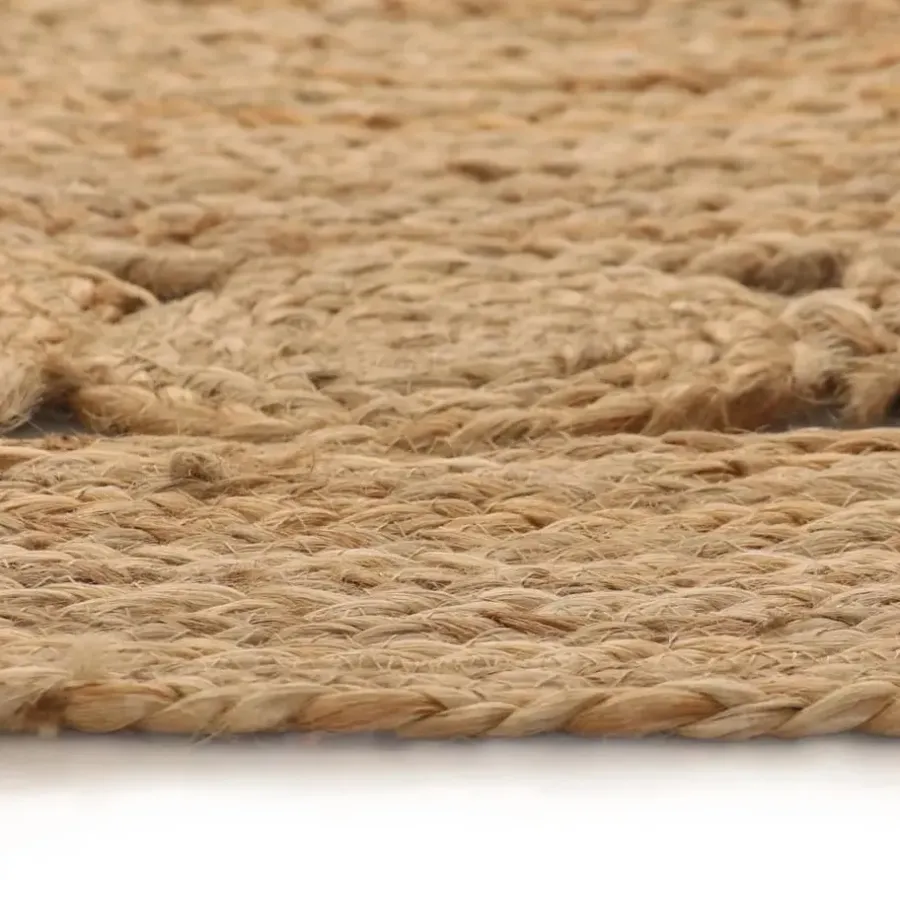 Jute Vloerkleden|Ronde Vloerkleden-vidaXL - Tapijt - Beige - Jute - 90 cm