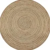 Jute Vloerkleden|Ronde Vloerkleden-vidaXL - Tapijt - Beige - Jute - 90 cm