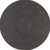 Ronde Vloerkleden|Jute Vloerkleden-vidaXL - Tapijt - Grijs - Jute