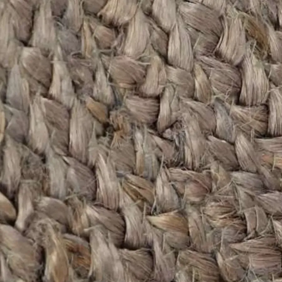 Jute Vloerkleden|Ronde Vloerkleden-vidaXL - Tapijt - Grijs - Jute