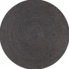 Jute Vloerkleden|Ronde Vloerkleden-vidaXL - Tapijt - Grijs - Jute