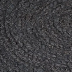 Jute Vloerkleden|Ronde Vloerkleden-vidaXL - Tapijt - Grijs - Jute