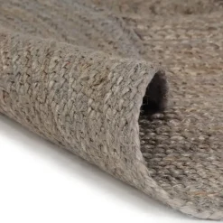 vidaXL - Tapijt - Grijs - Jute