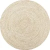 vidaXL - Tapijt - Wit - Jute