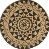 Vloerkleden|Jute Vloerkleden-vidaXL - Tapijt - Zwart - Jute