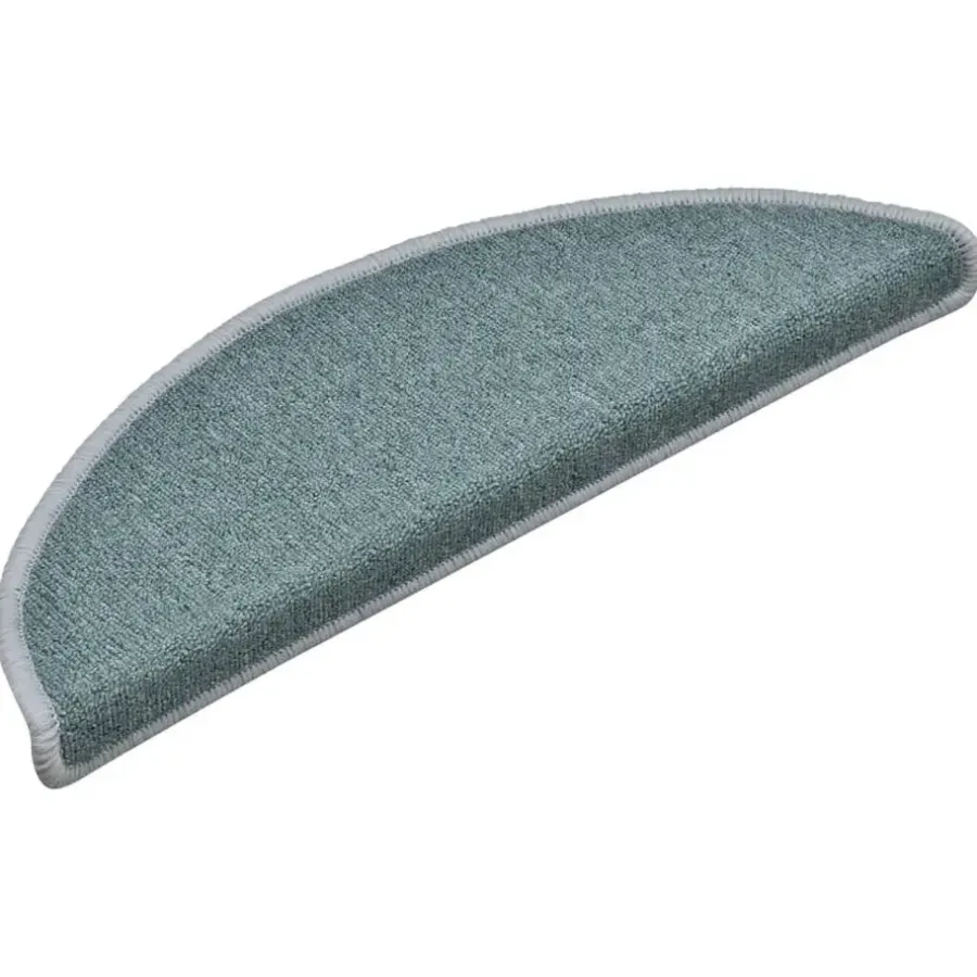 vidaXL - Tapijt Traptrede - Blauw - Polypropyleen