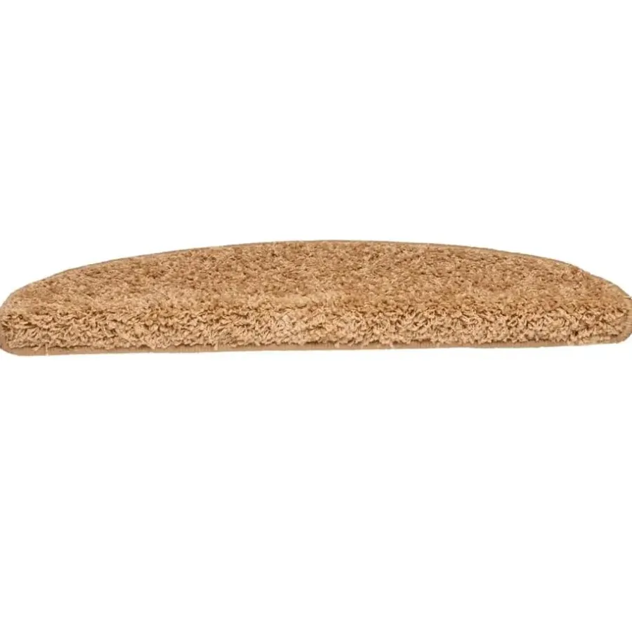 Trapmatten-vidaXL - Tapijt Traptrede - Beige - Polypropyleen