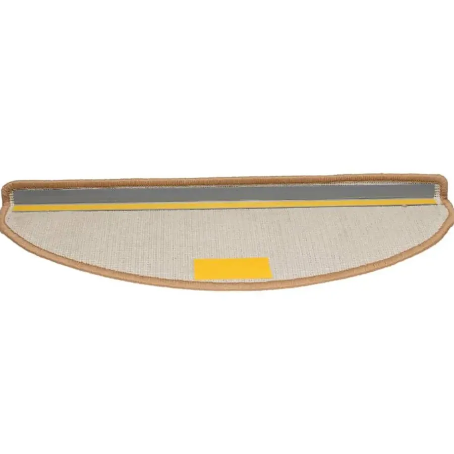Trapmatten-vidaXL - Tapijt Traptrede - Beige - Polypropyleen