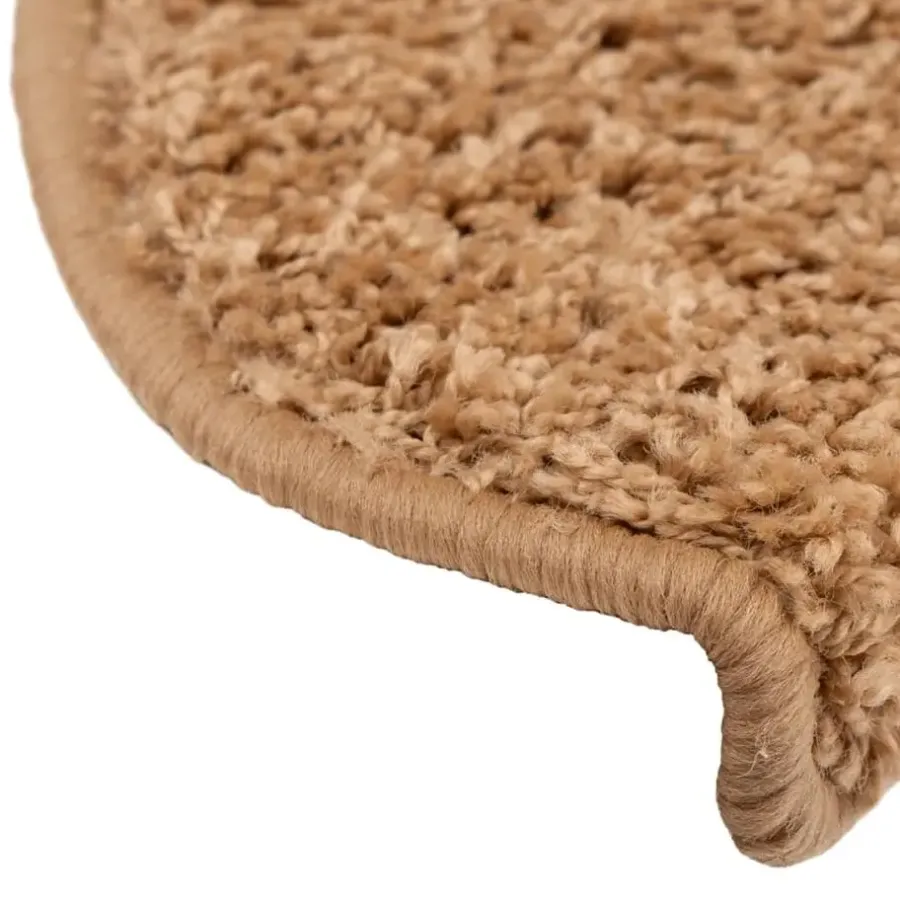 Trapmatten-vidaXL - Tapijt Traptrede - Beige - Polypropyleen