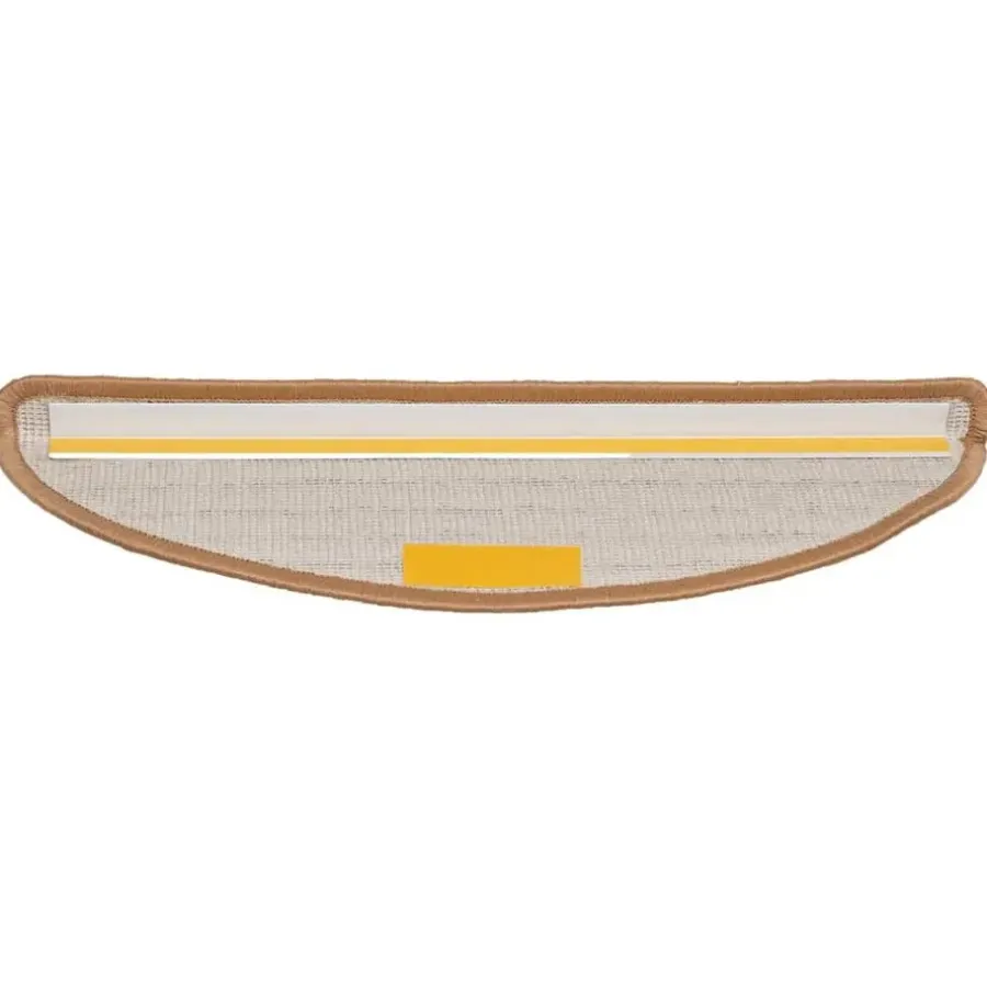 Trapmatten-vidaXL - Tapijt Traptrede - Beige - Polypropyleen