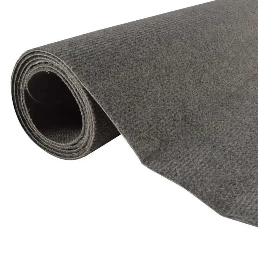 vidaXL - Tapijtloper - Antraciet - Stof - 60 x 180 cm