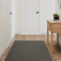 vidaXL - Tapijtloper - Antraciet - Stof - 80 x 180 cm