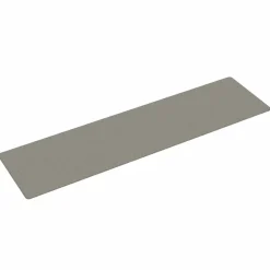Tapijtlopers En Keukenlopers-vidaXL - Tapijtloper - Zilver - Stof - 80 x 300 cm