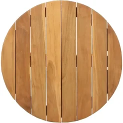 vidaXL - Terrastafel - Bruin - Massief teakhout - 55 x 55 x 51 cm