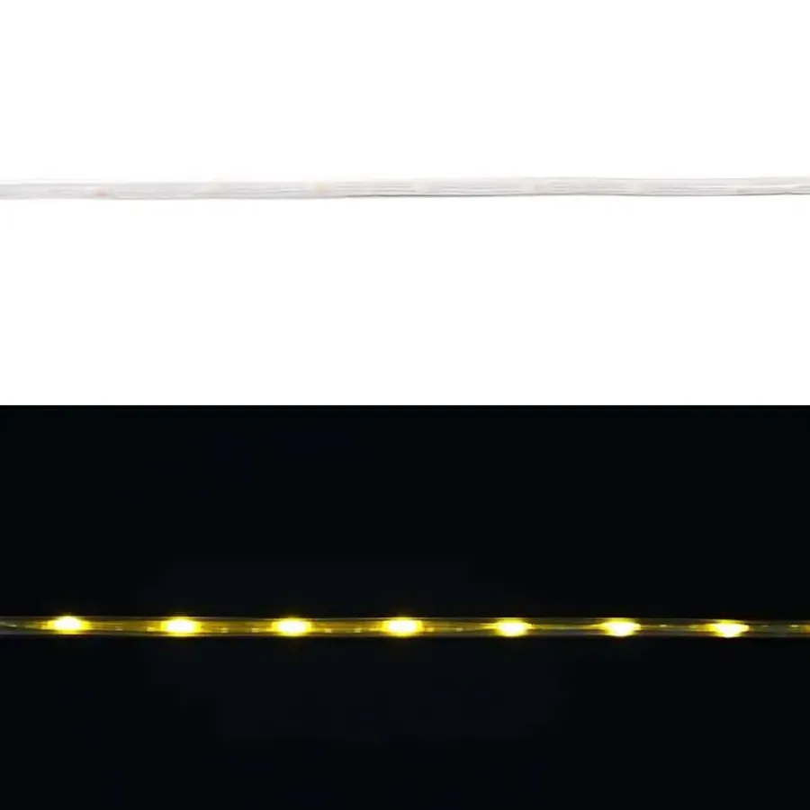 vidaXL - Touwenlicht met 2400 LED 100 m - Warmwit - PVC