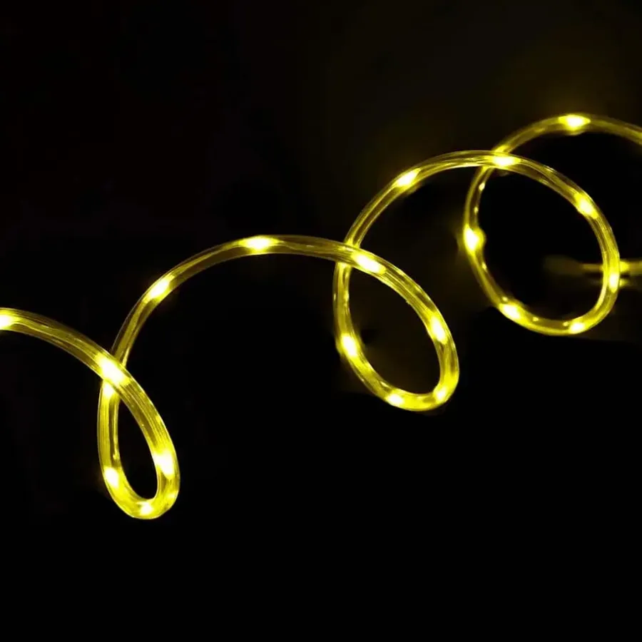 vidaXL - Touwenlicht met 2400 LED 100 m - Warmwit - PVC