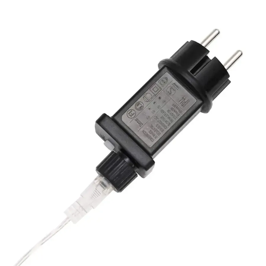 vidaXL - Touwenlicht met 2400 LED 100 m - Warmwit - PVC