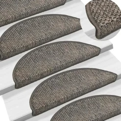 Trapmatten-vidaXL - Trapmat - Antraciet - Stof - 65 x 21 x 4 cm - 15 stuks