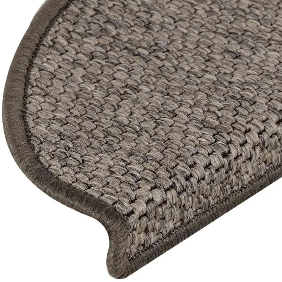 Trapmatten-vidaXL - Trapmat - Antraciet - Stof - 65 x 21 x 4 cm - 15 stuks