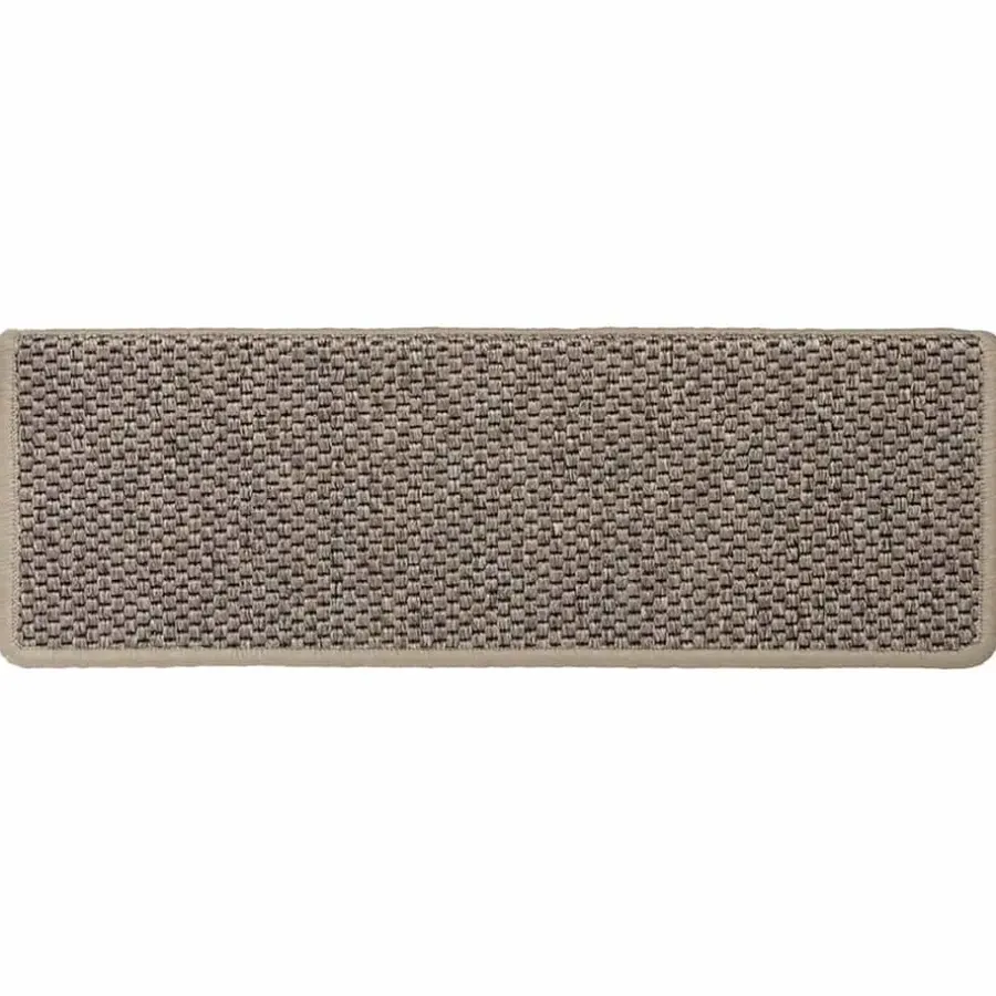 vidaXL - Trapmat - Beige - Stof - 15 stuks