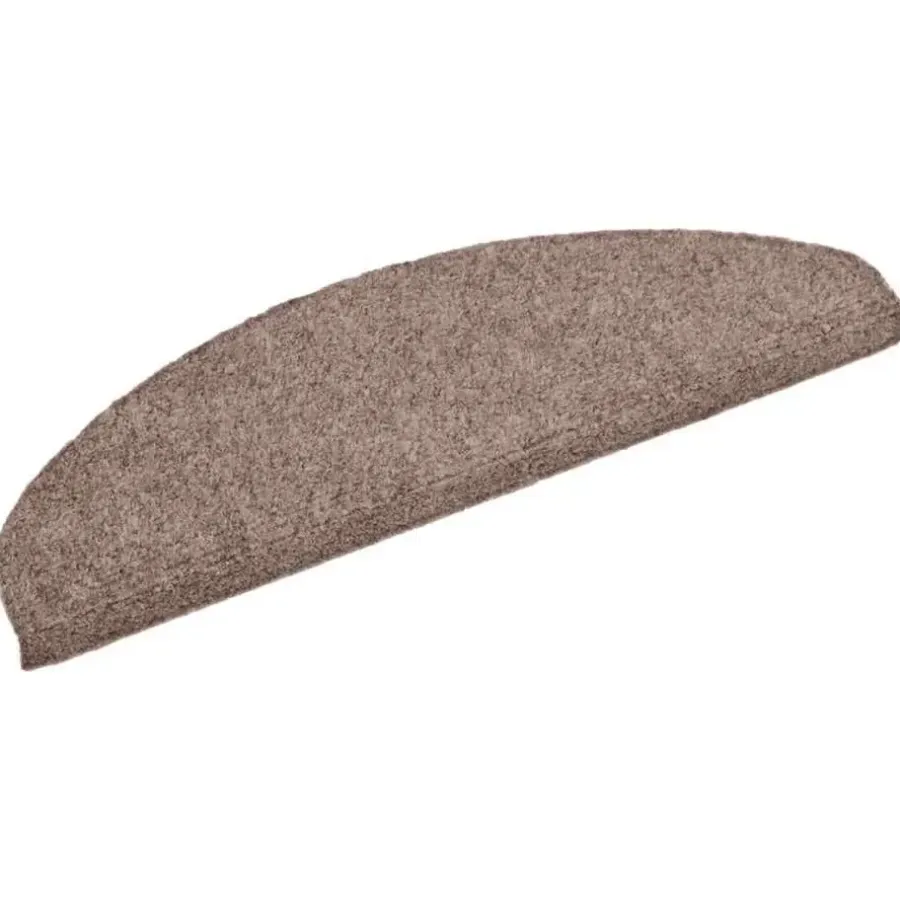 Trapmatten-vidaXL - Trapmat - Bruin - Polypropyleen - 65 x 21 x 4 cm - 10 stuks