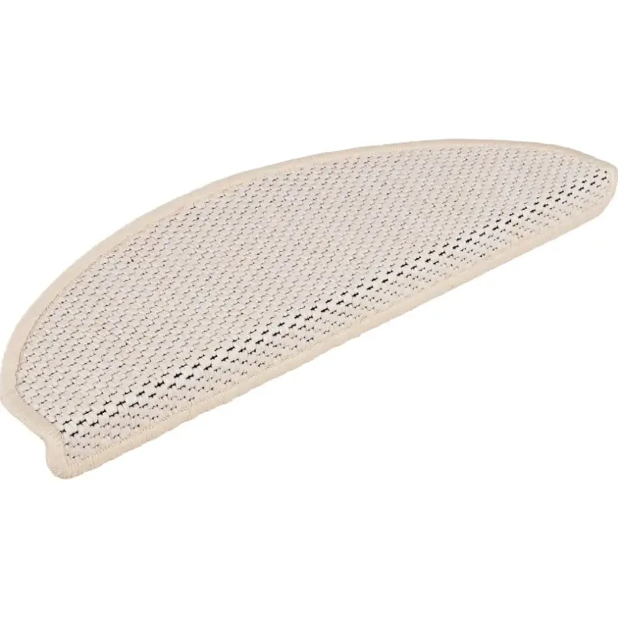 Trapmatten-vidaXL - Trapmat - Crème - Stof - 65 x 21 x 4 cm - 15 stuks