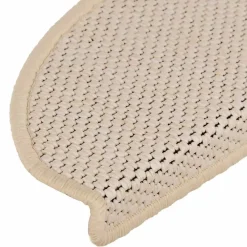 Trapmatten-vidaXL - Trapmat - Crème - Stof - 65 x 21 x 4 cm - 15 stuks
